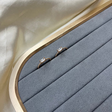 EMERALD CUT SOLITAIRE RING