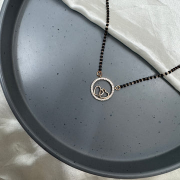 DOUBLE HEART ROUND MANGALSUTRA