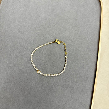 HEART TENNIS BRACELET