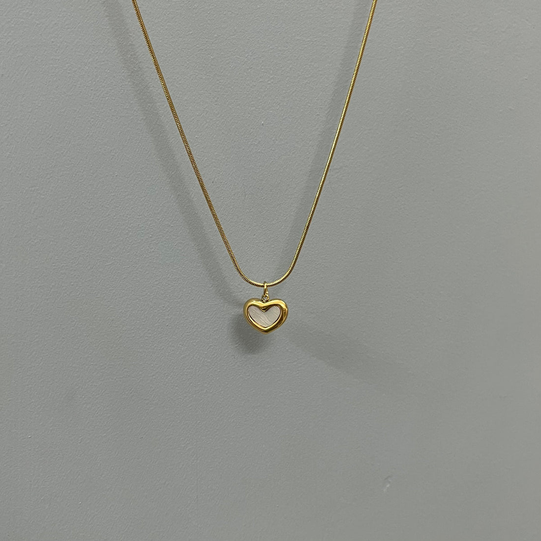 HEART PENDANT REVERSIBLE NECKLACE