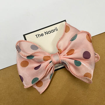DOT SATIN BOWS