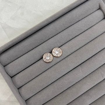 RAHIMA KUNDAN STUD EARRINGS