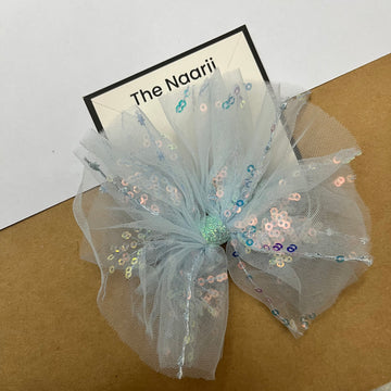 SHINNY BLUE BOWS