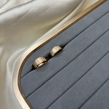 BEADED MODERN DESIGN RING BAND