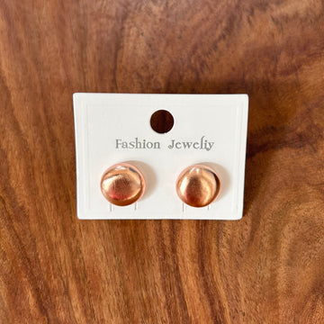 ROUND STUD EARRINGS