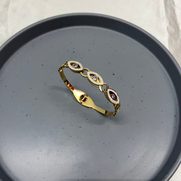 EVIL EYE LILAC BRACELET