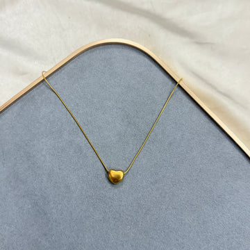 MINI GOLD HEART NECKLACE