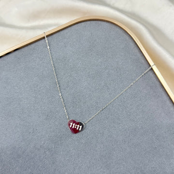 11:11 HEART NECKLACE
