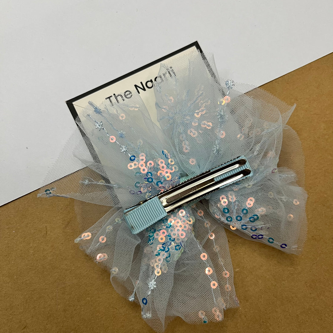 SHINNY BLUE BOWS