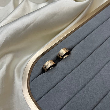 BEADED MODERN DESIGN RING BAND