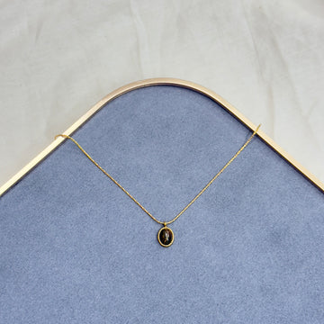 SIMPLE STONE NECKLACE