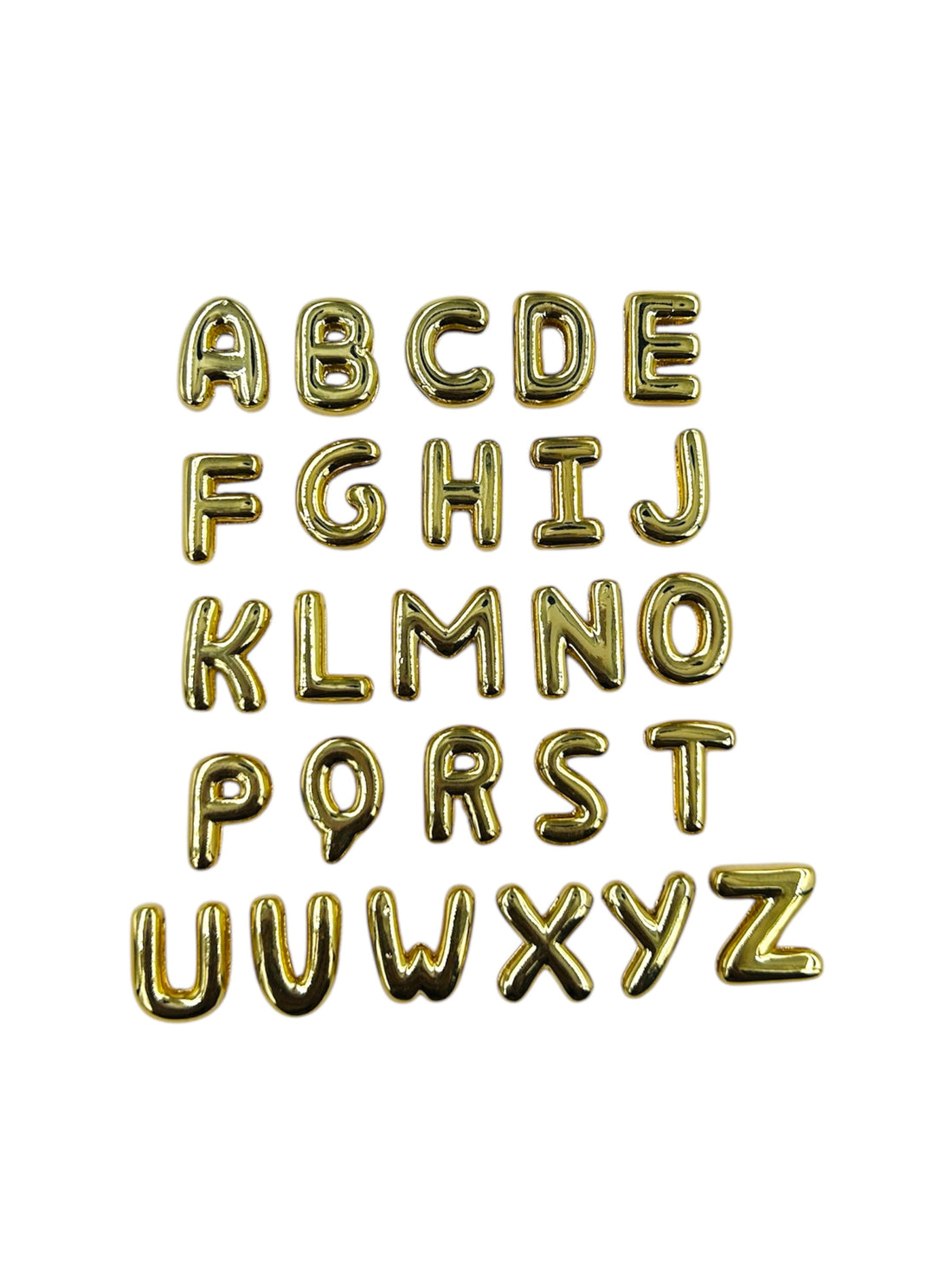 INITIAL BUBBLE LETTER NECKLACE