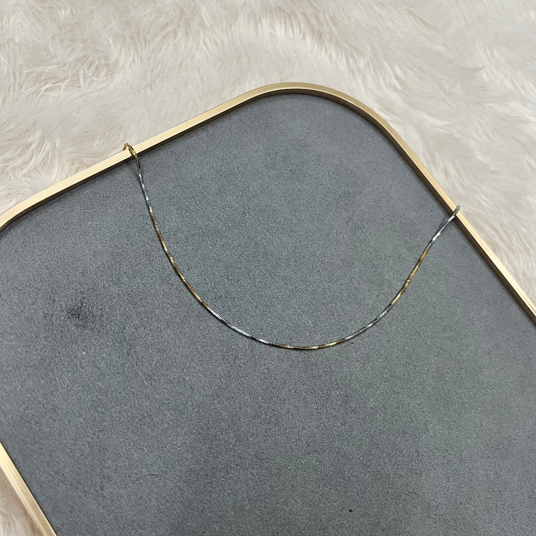 TWISTED TRIPLE PLATING CHAIN