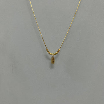 GOLD BAR NECKLACE