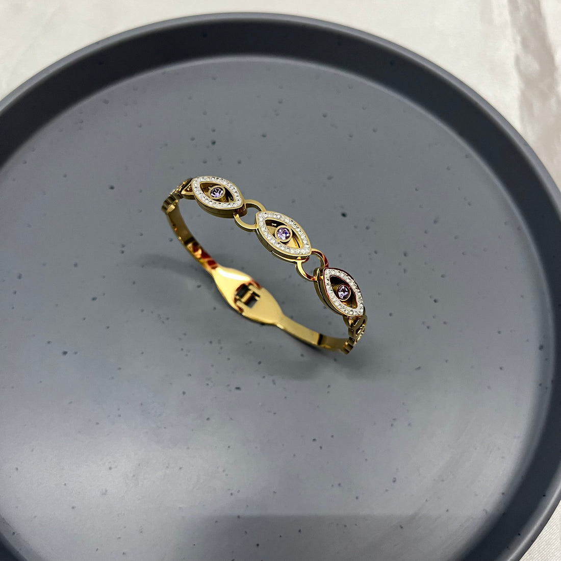 EVIL EYE LILAC BRACELET