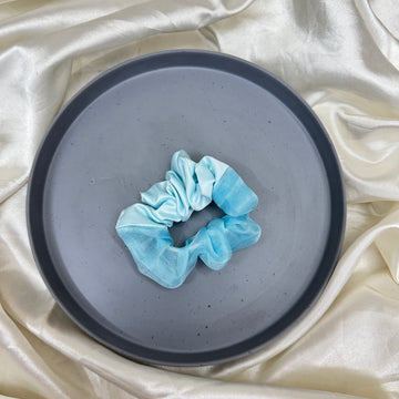 DUAL MATERIAL SCRUNCHIES