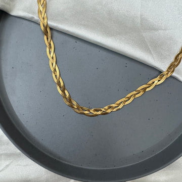 TRIPPLE BRAIDED HERRINGBONE CHAIN