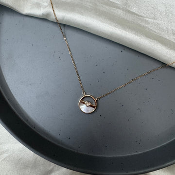 AMOUR RHINESTONE NECKLACE