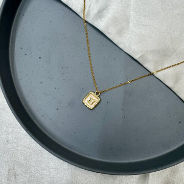SQUARE BUTTERFLY PENDANT CHAIN