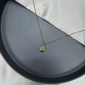 DROP ZICRON PENDANT CHAIN