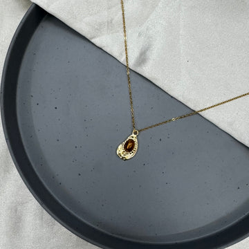 VINTAGE AVACADO PENDANT CHAIN