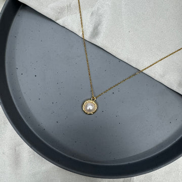 MABE PEARL PENDANT CHAIN