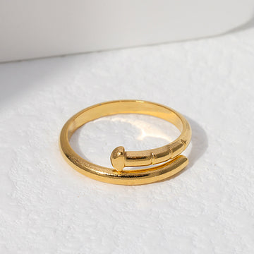 ESTEE 18K GOLD PLATED RING