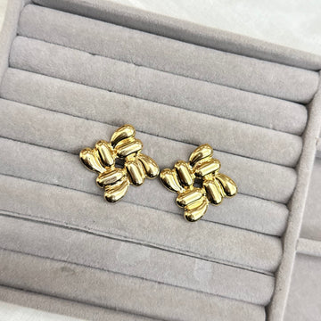 FOUR SIDE CHUNKY EARRING