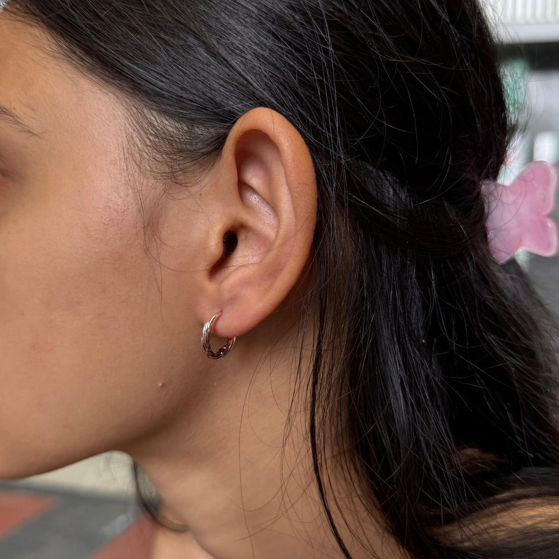 BRINCO HOOP EARRINGS