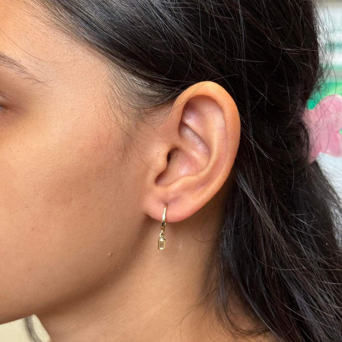 GILDED HOOP EARRINGS
