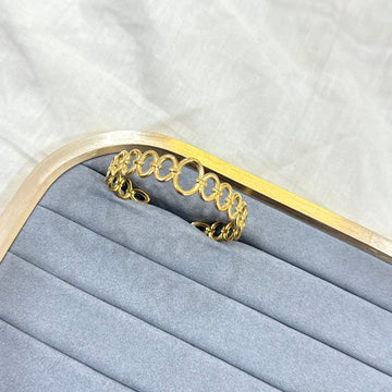 ALLOY 18K GOLD PLATED BRACELET
