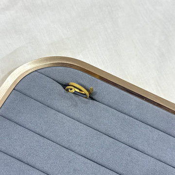 SNAKE WRAP 18K GOLD PLATED RING