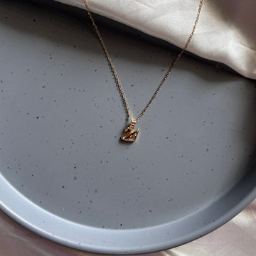 SWAN NECKLACE - 18k Gold Plated