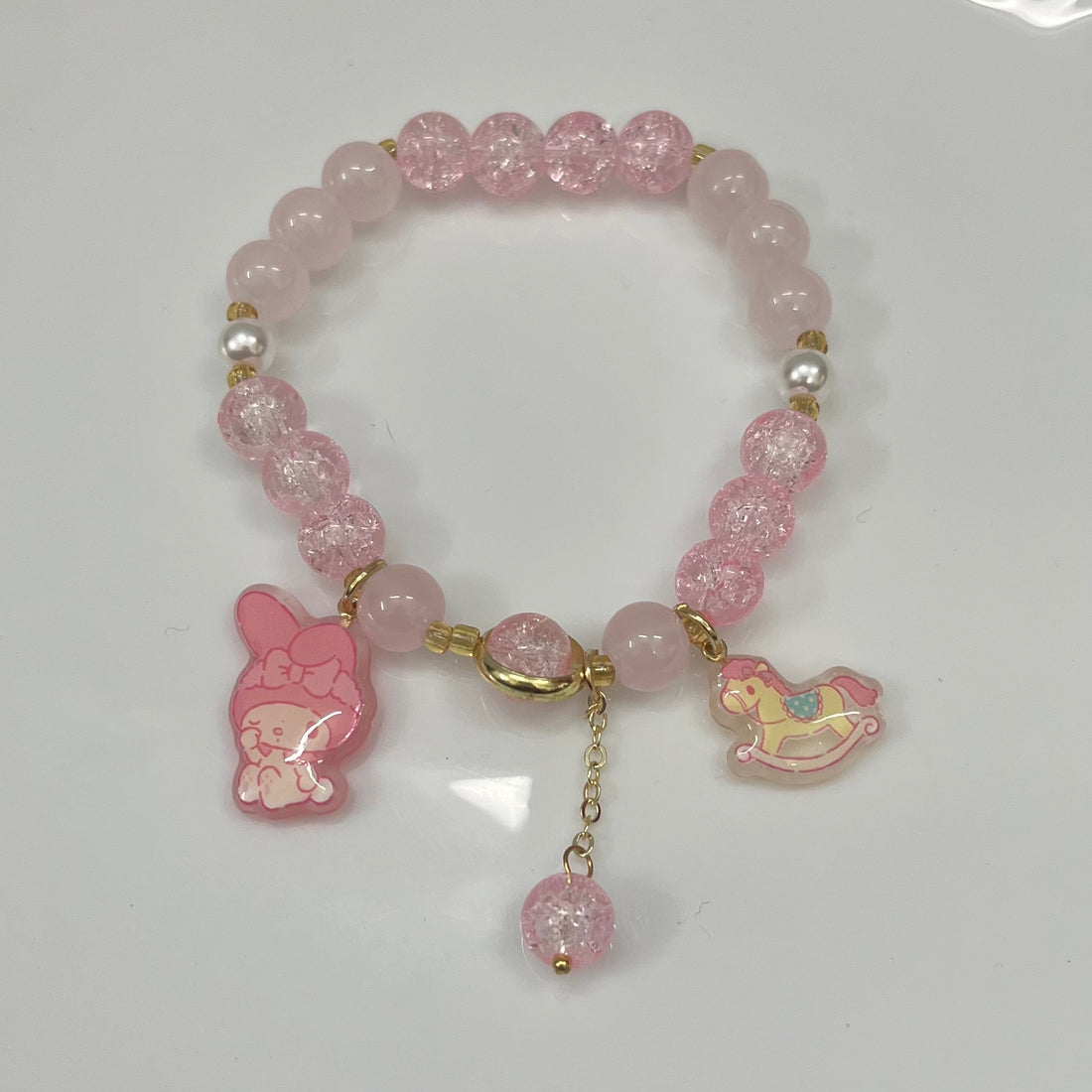 UNICORN CRYSTAL BEADS BRACELET