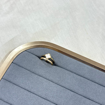 CLOVER 18K GOLD PLATED RING