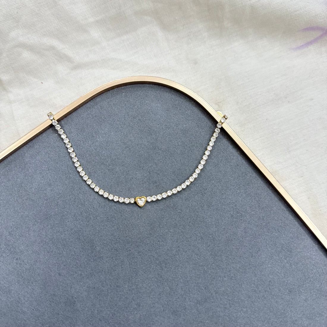 HEART TENNIS BRACELET