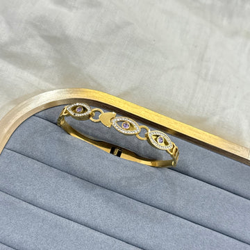 EVIL EYE LILAC BRACELET