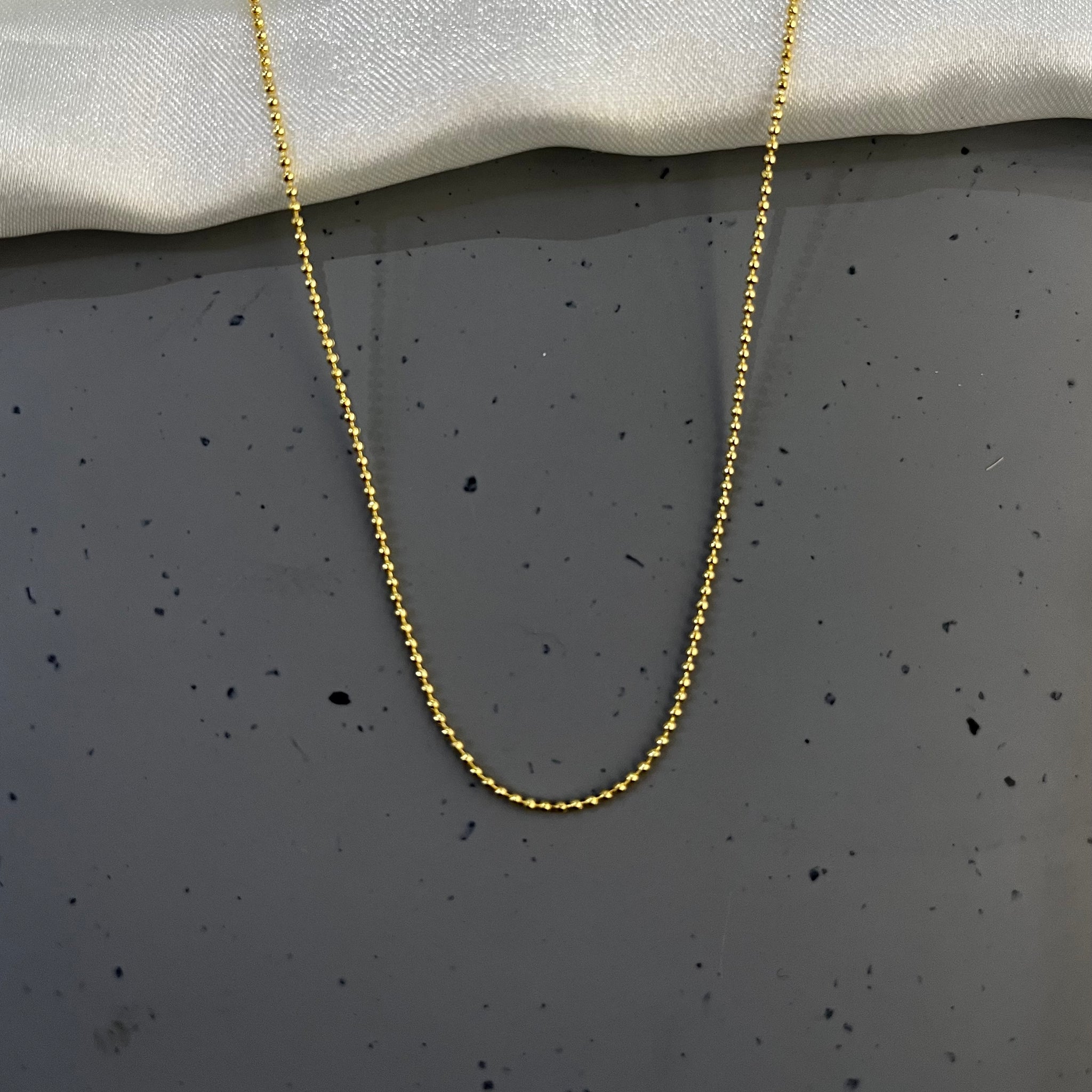 GOLD PLATED BALL CHAIN