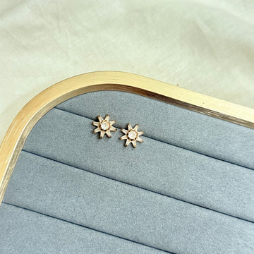 FLOWER STUD EARRINGS