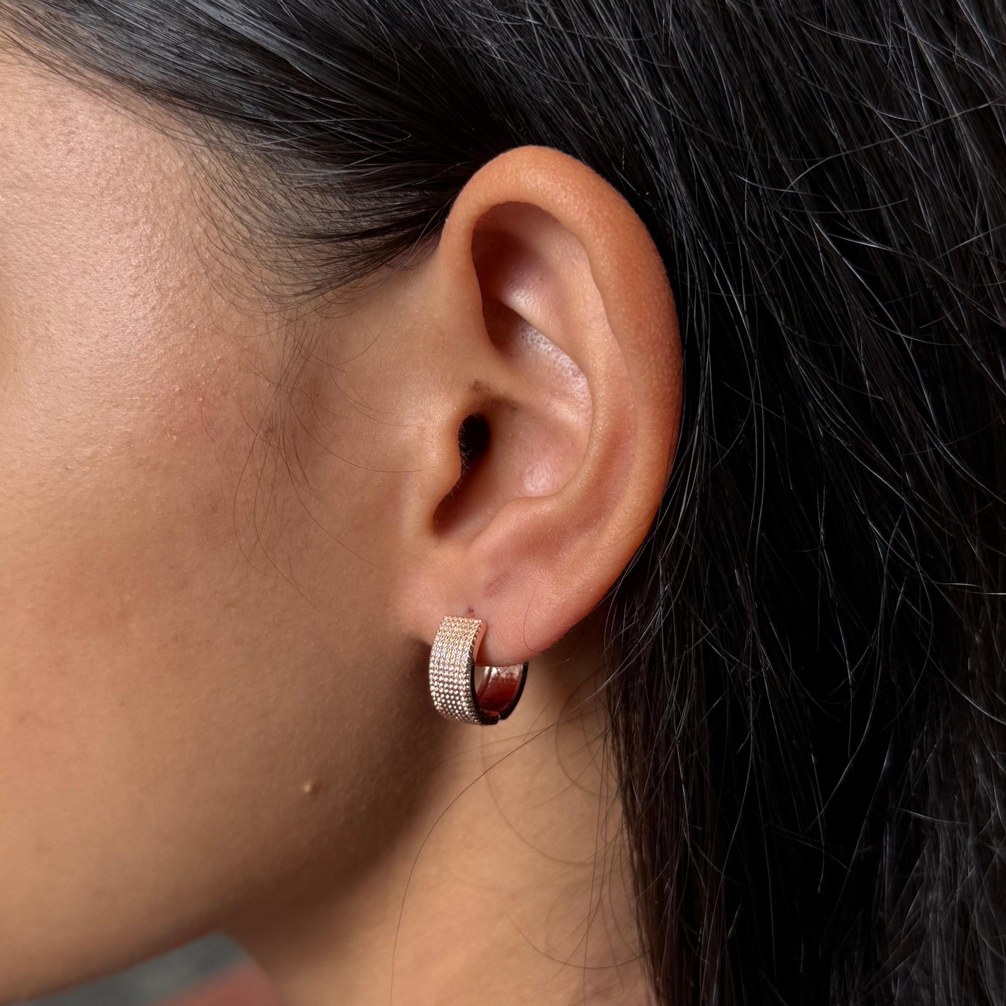 MICHELLE HOOP  EARRINGS