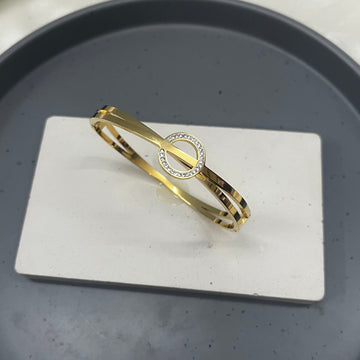 SPARKLING 18K GOLD PLATED KADA