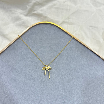 BOW KNOT PENDANT CHAIN
