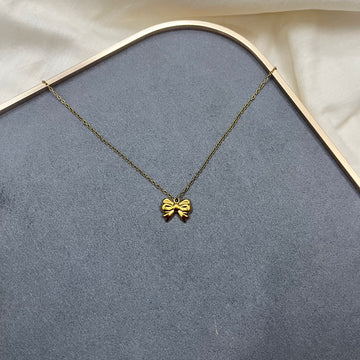 CUTE BOW PENDANT CHAIN