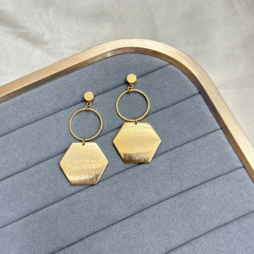 HEXAGON EARRINGS