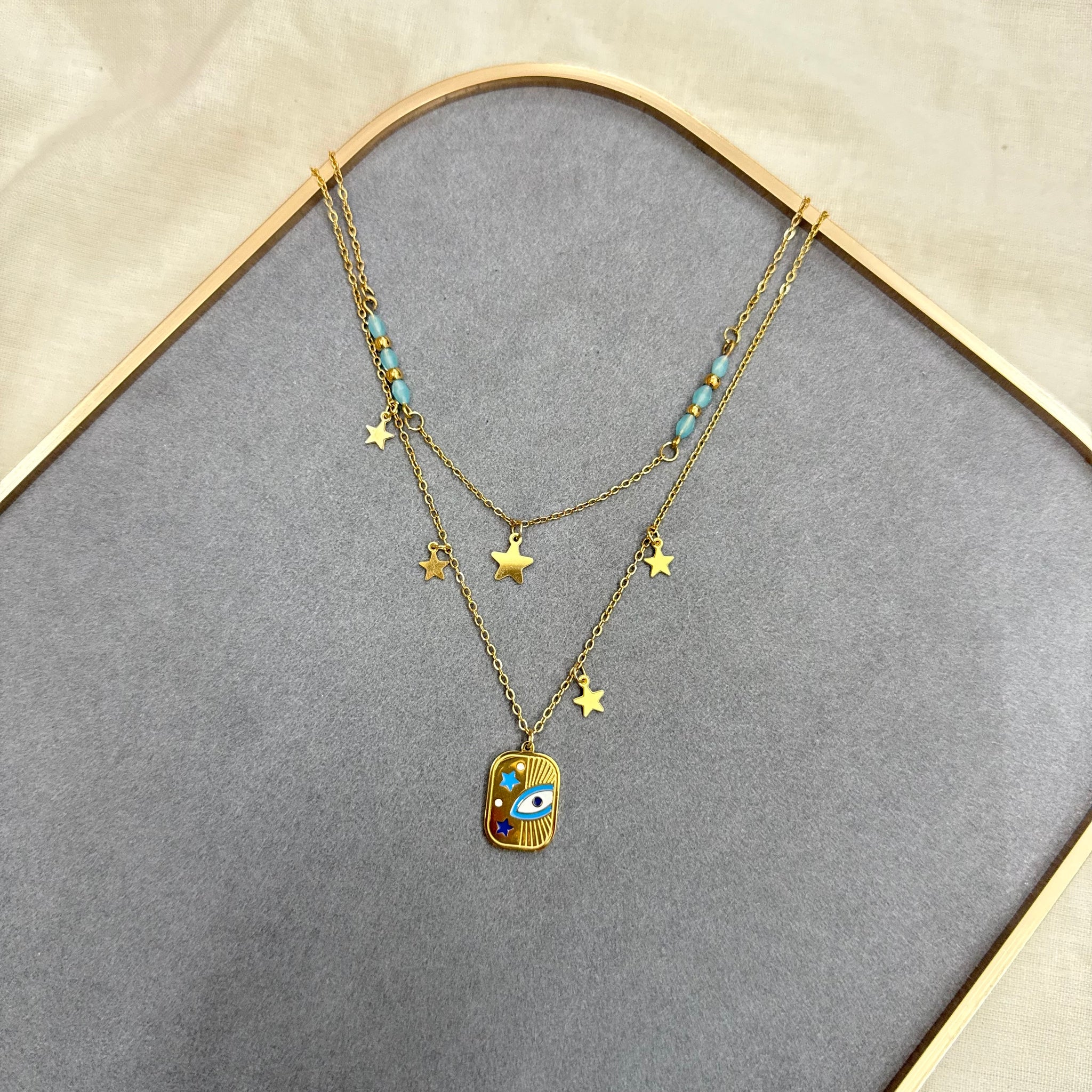 STAR EVIL EYE NECKLACE