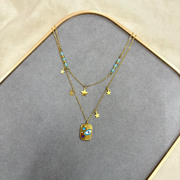 STAR EVIL EYE NECKLACE