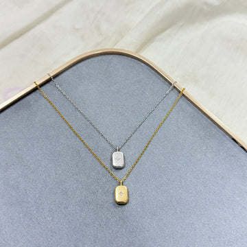 ONYX STAR PENDANT CHAIN