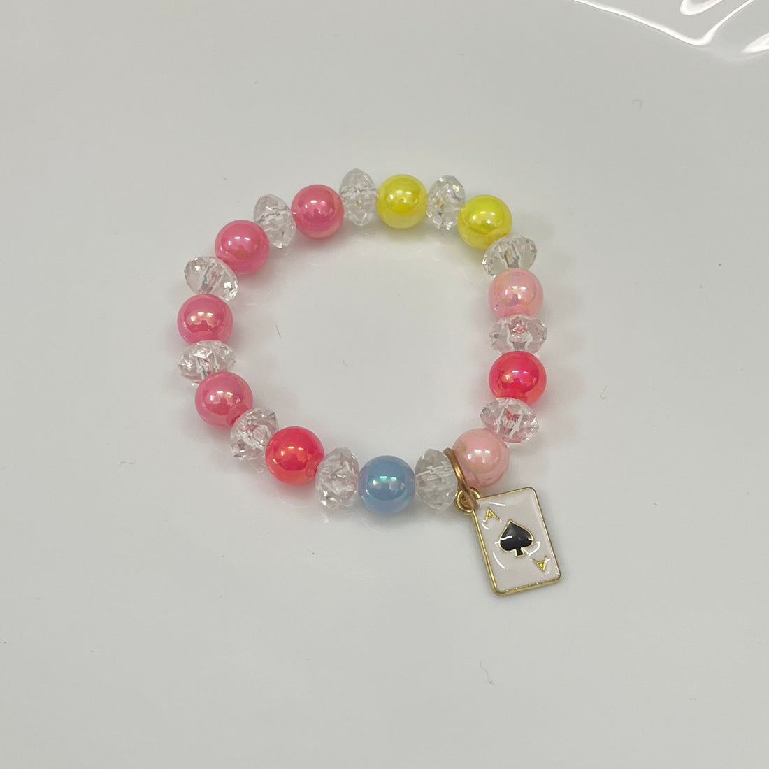 ACE CHARM CRYSTAL BRACELET