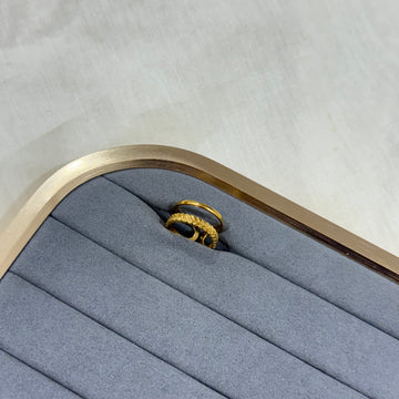 CAPRI 18K GOLD PLATED RING