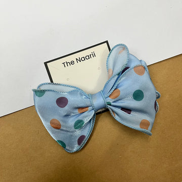 DOT SATIN BOWS